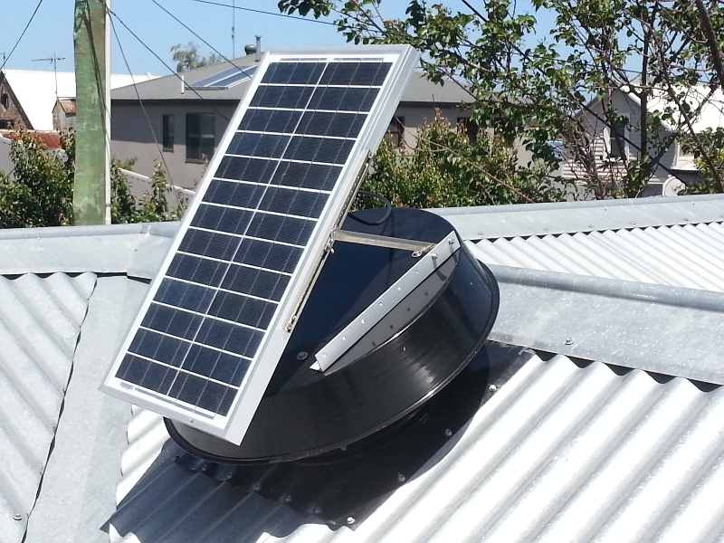 solar powered roof ventilator